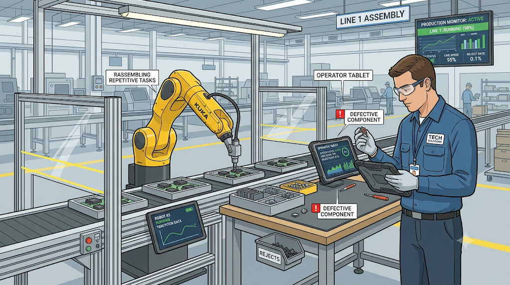 Why Robots Still Need Humans in Modern Factories