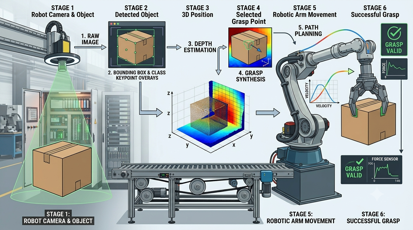 Robot Vision: How Machines Turn Camera Images Into Actions