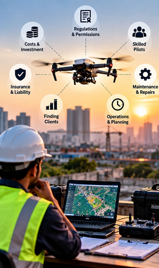 Why Operating a Drone Business Is Difficult
