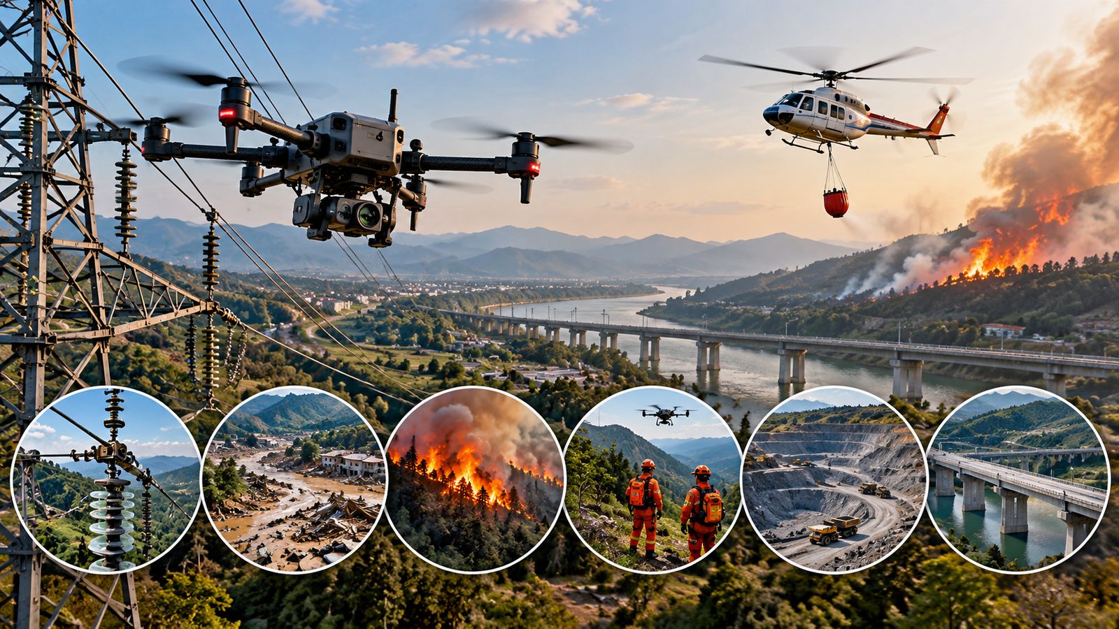Can Drones Replace Helicopters for Inspection and Emergency Work?