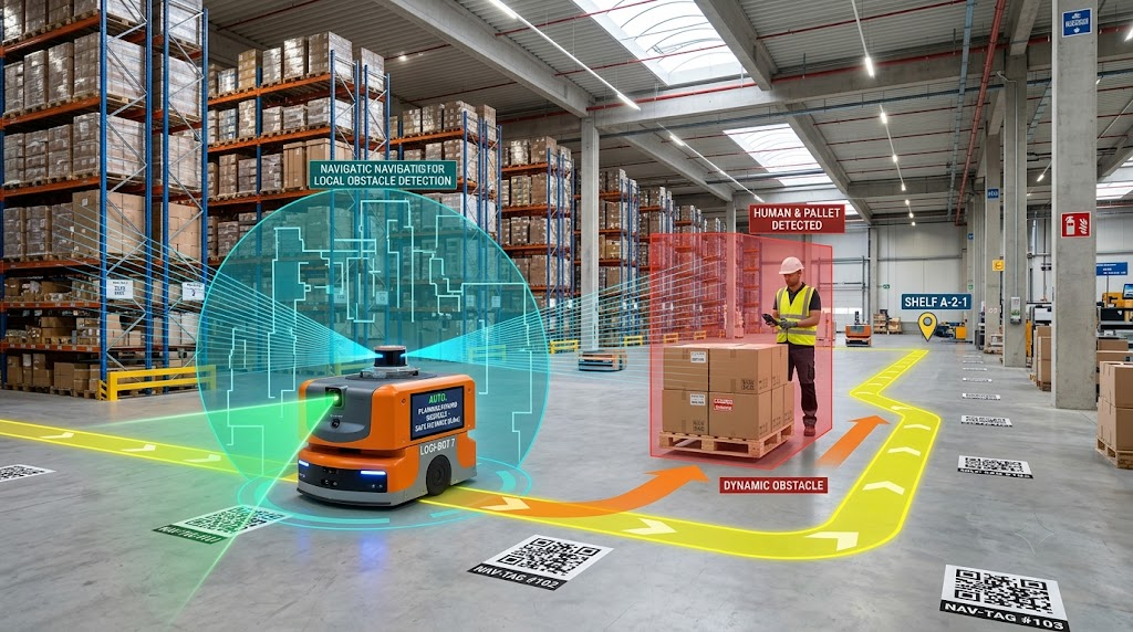 How Warehouse Robots Know Where They Are Going
