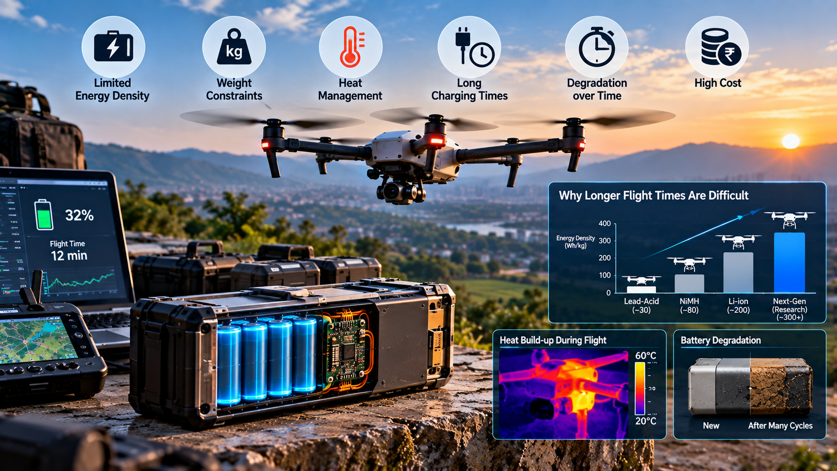 Why Drone Batteries Are Still Holding Back Longer Flights