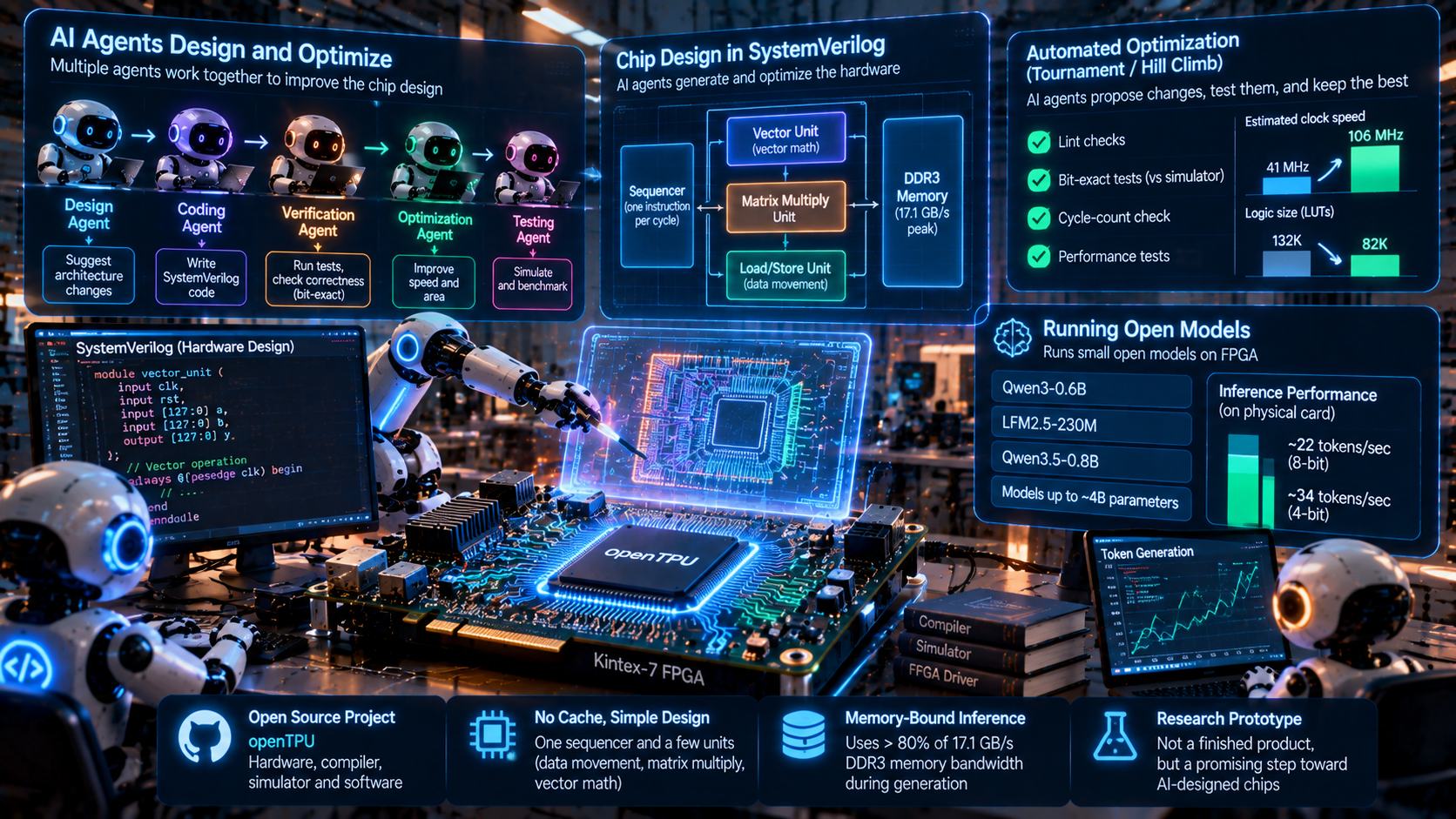 Can AI Agents Design the Chip They Run On? Inside openTPU