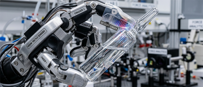 Can AI Help Robots Feel What They Are Touching?