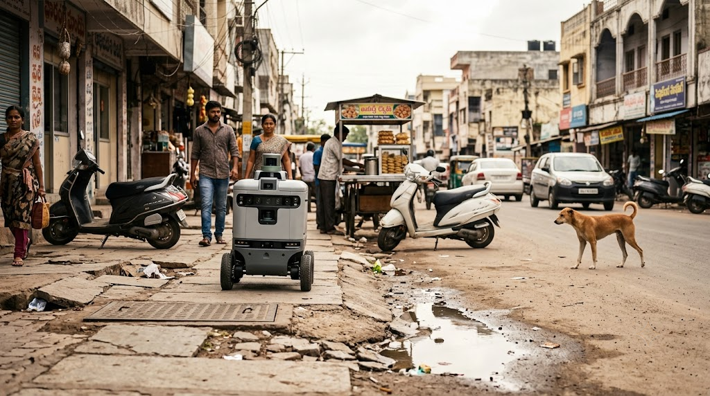 Can Delivery Robots Really Handle India’s Roads and Footpaths?