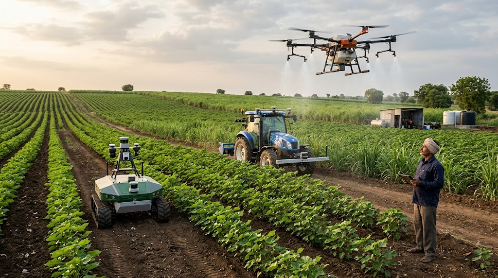 Where Are Robots Being Used in Indian Agriculture?