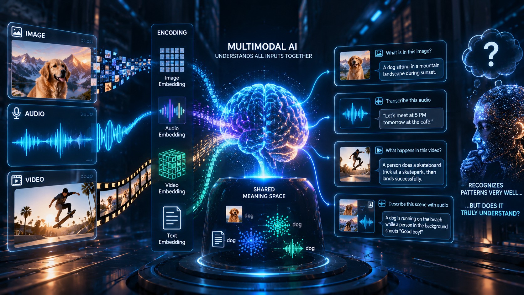Can AI Really Understand Images, Audio and Video?