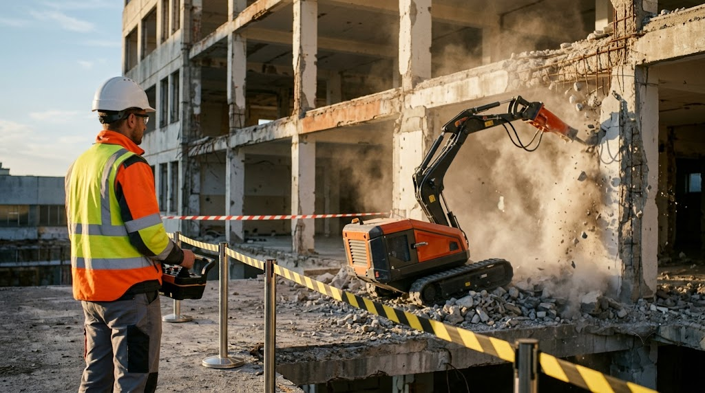 How Robots Are Demolishing Buildings in Dangerous Conditions