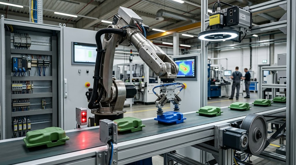 How Robots Work Alongside Conveyor Belts