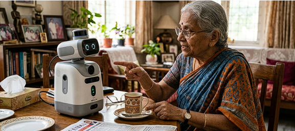 Point and Speak: Human-Robot Interaction for Elderly Care