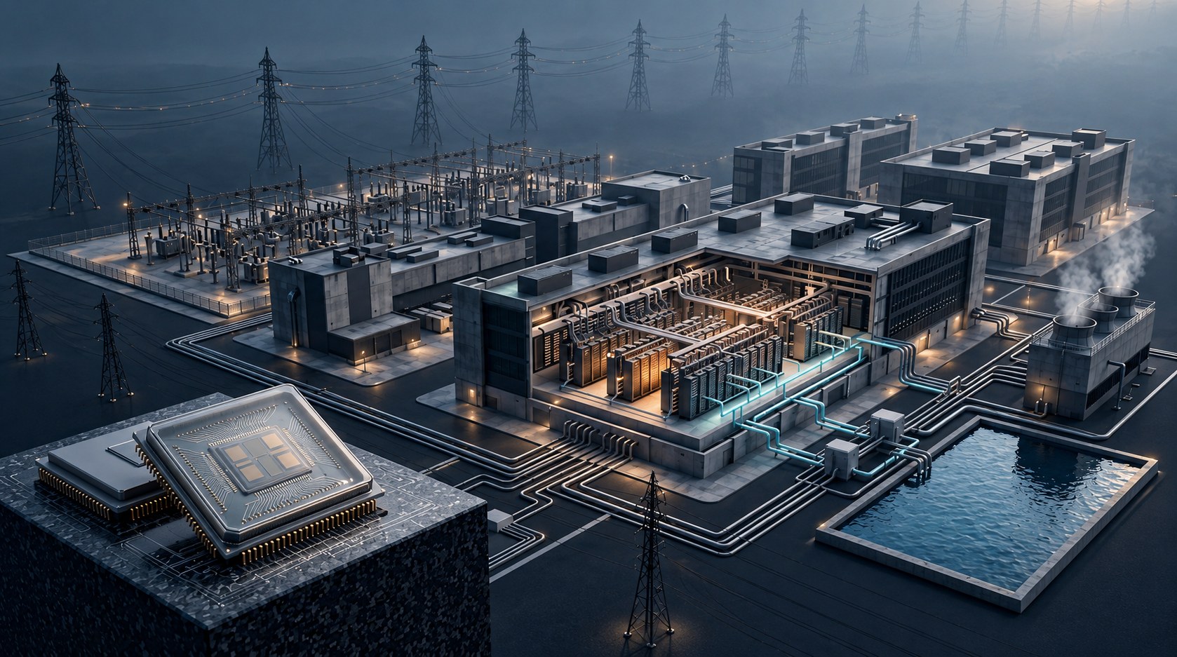 The Hidden Infrastructure Behind AI: Chips, Power and Water