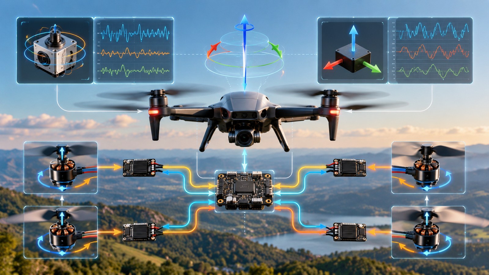How Drone Flight Controllers Keep an Unstable Machine in the Air