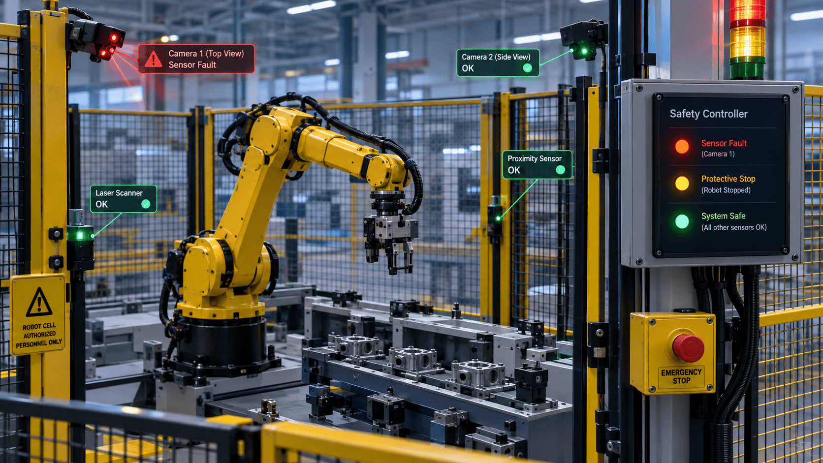 What Happens When a Robot Loses Its Camera or Sensor?